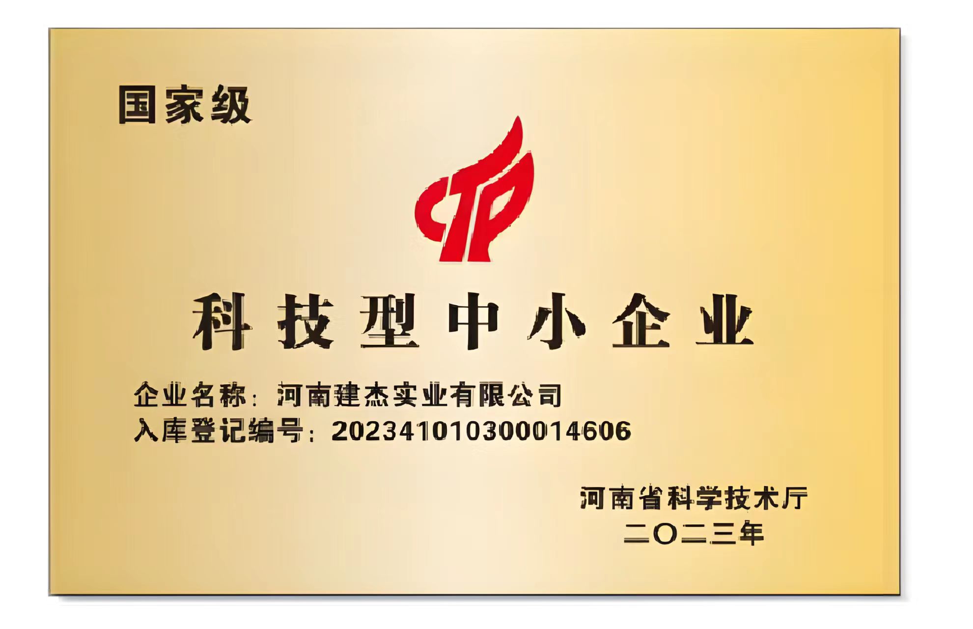 国家级科技型中小企业